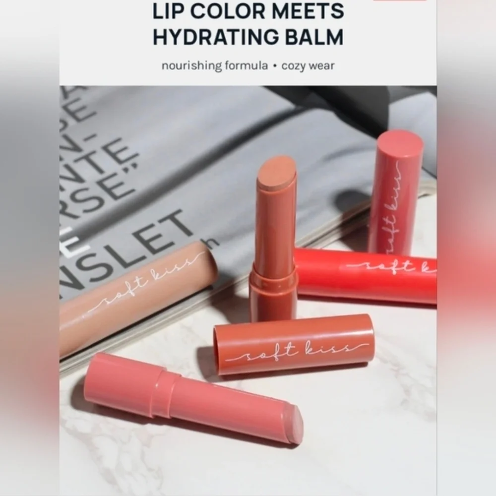 Lip Bundle- Brownish Nude Tones- Tinted Lip Oil & Gloss, Lipliner, Balm Lipstick - Picture 3 of 7